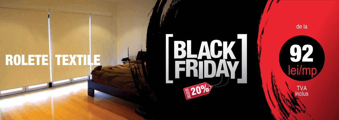 black friday rolete textile